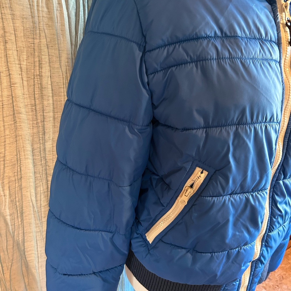 Blue Puffer Jacket - Picture 4 of 9